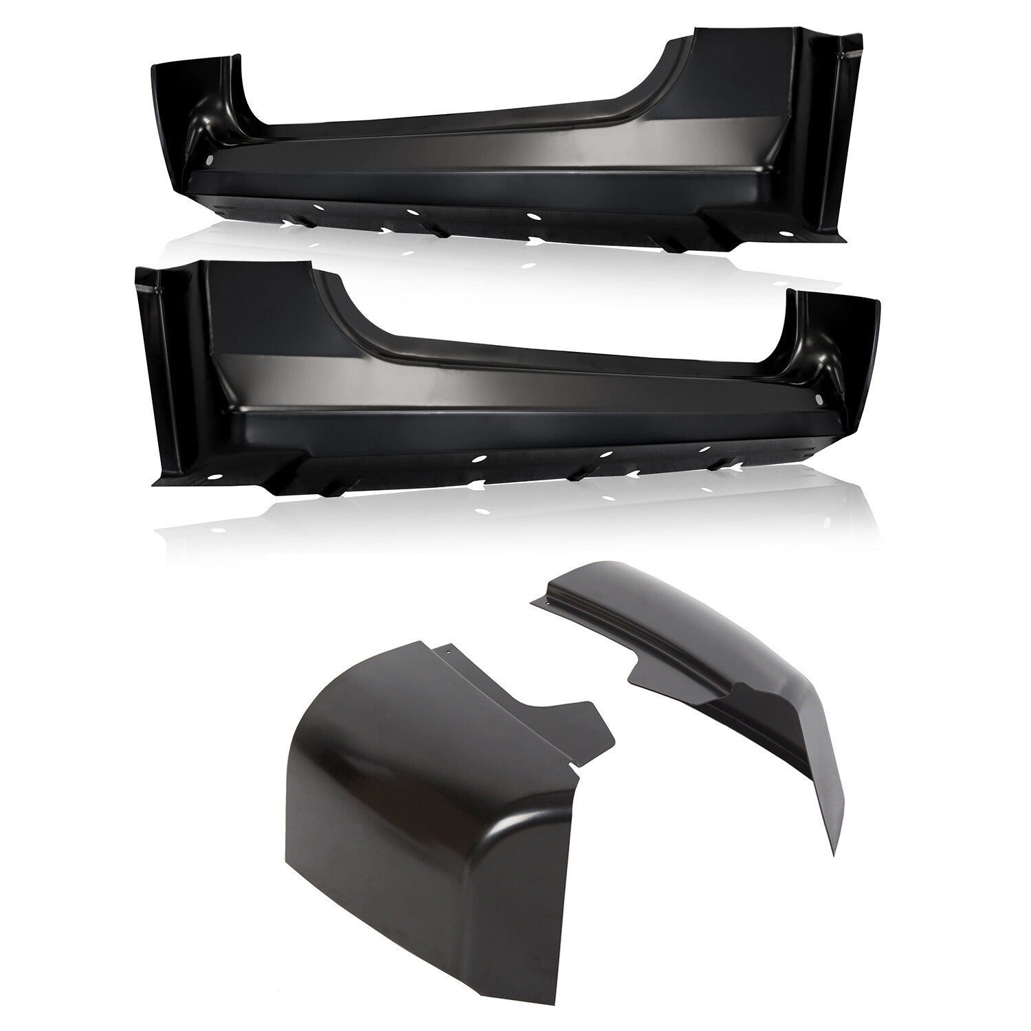 Rocker Panels & Cab Corners For 07-13 Chevy Silverado Sierra Standard Cab 2Dr