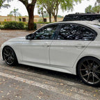 For 12-18 F30 F31 M SPORT SIDE SKIRTS EXTENSION PAIR FOR ALL BMW 3 SERIES SEDAN