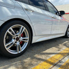 For 12-18 F30 F31 M SPORT SIDE SKIRTS EXTENSION PAIR FOR ALL BMW 3 SERIES SEDAN