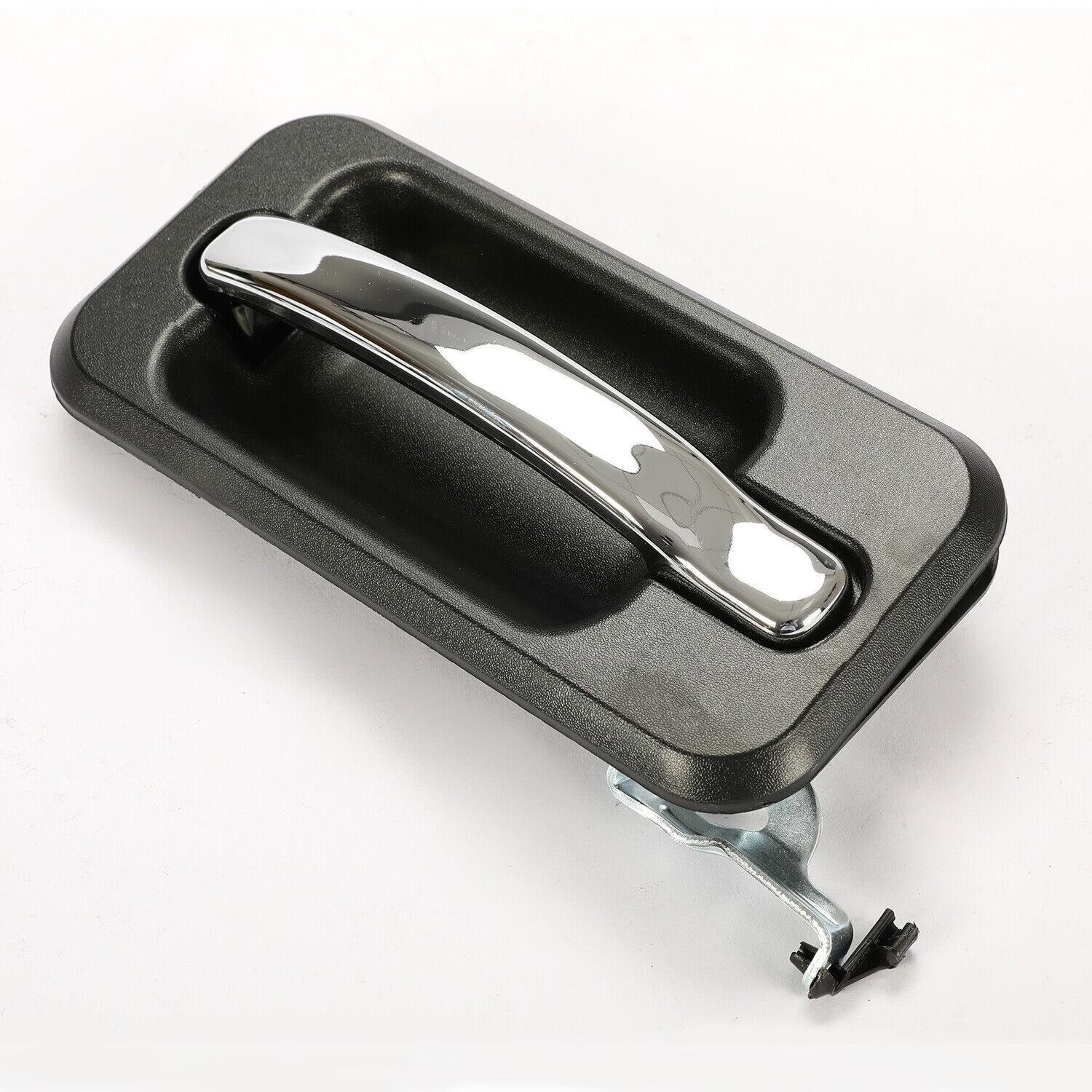 4Pcs Exterior Door Grab Handle Frame Cover Trim For 2003-2009 Hummer H2
