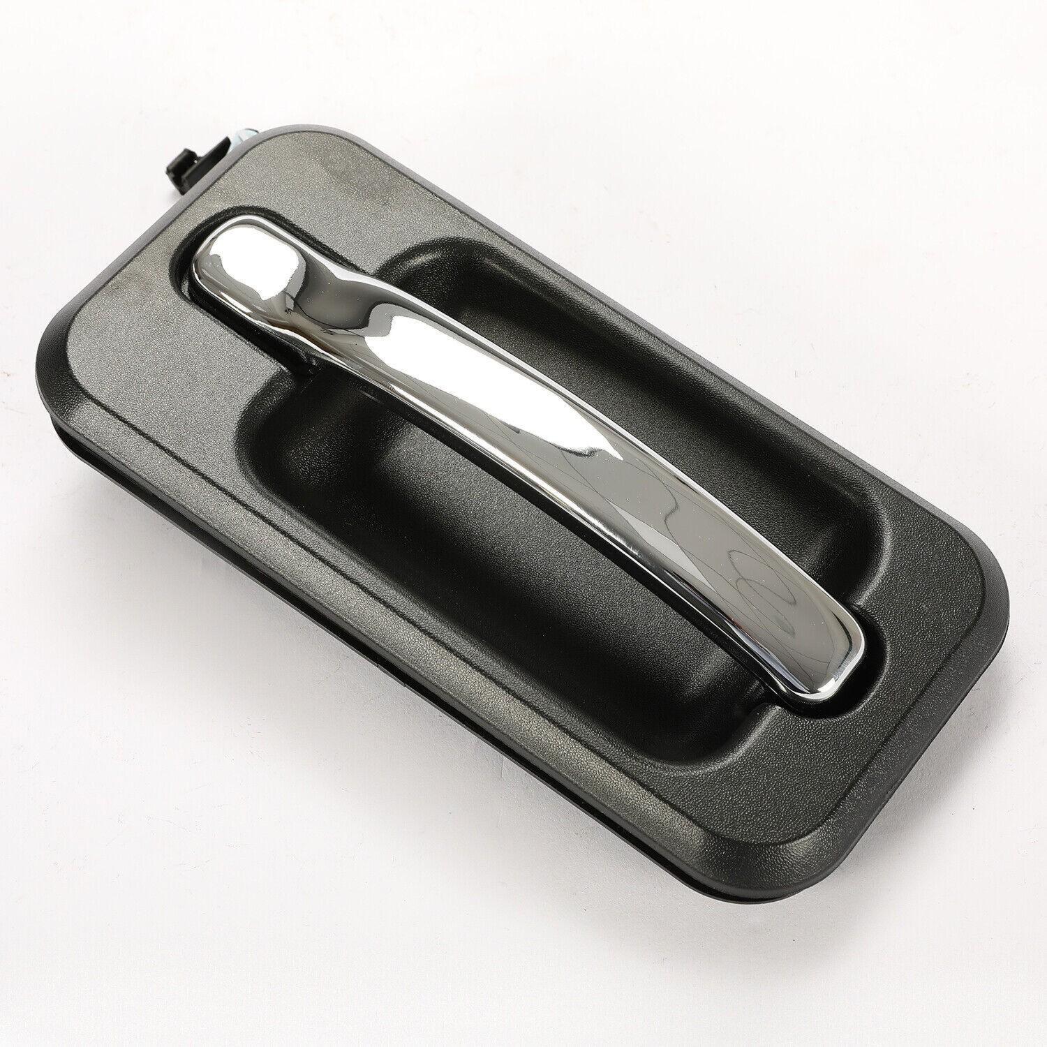 4Pcs Exterior Door Grab Handle Frame Cover Trim For 2003-2009 Hummer H2