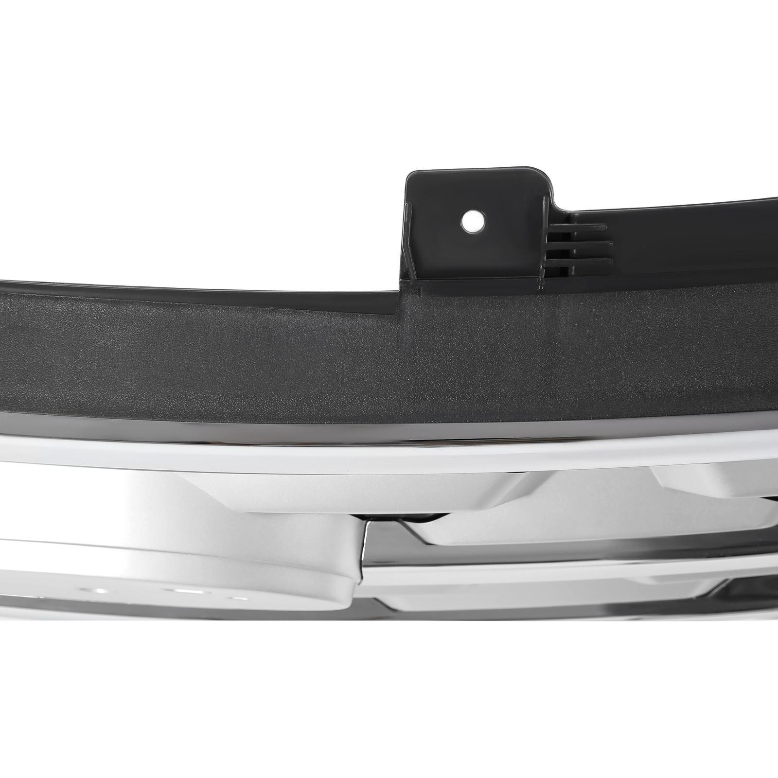 Front Bumper Upper Grille ABS Grill w/Chrome For Ford Explorer XLT 2018 2019