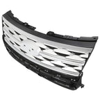 Front Bumper Upper Grille ABS Grill w/Chrome For Ford Explorer XLT 2018 2019