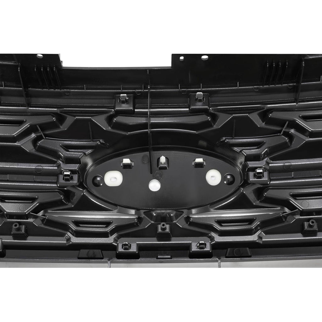 Front Bumper Upper Grille ABS Grill w/Chrome For Ford Explorer XLT 2018 2019