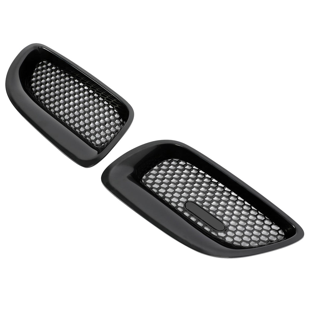 Pair Front Kidney Grill Grille Insert ABS LH+RH For Pontiac GTO 2004 2005 2006