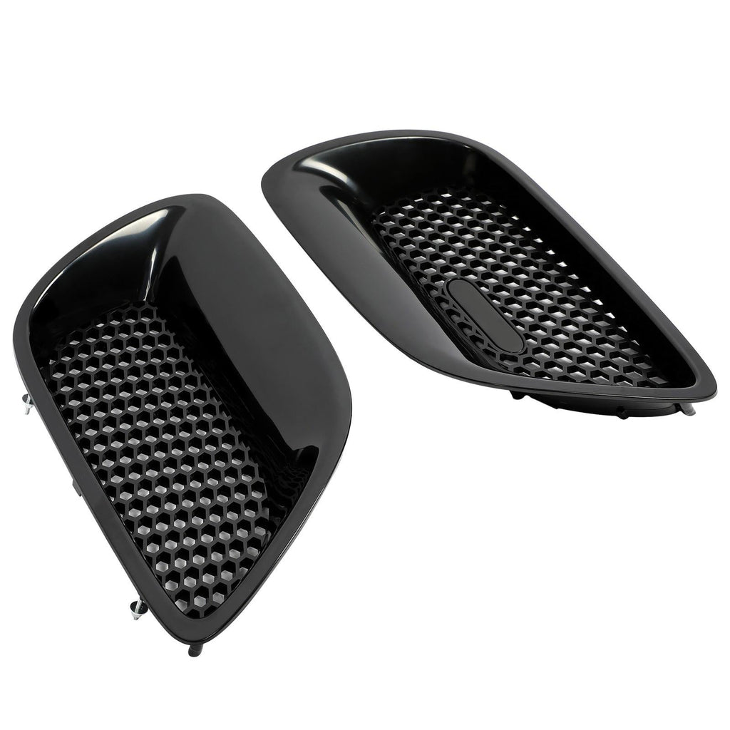 Pair Front Kidney Grill Grille Insert ABS LH+RH For Pontiac GTO 2004 2005 2006