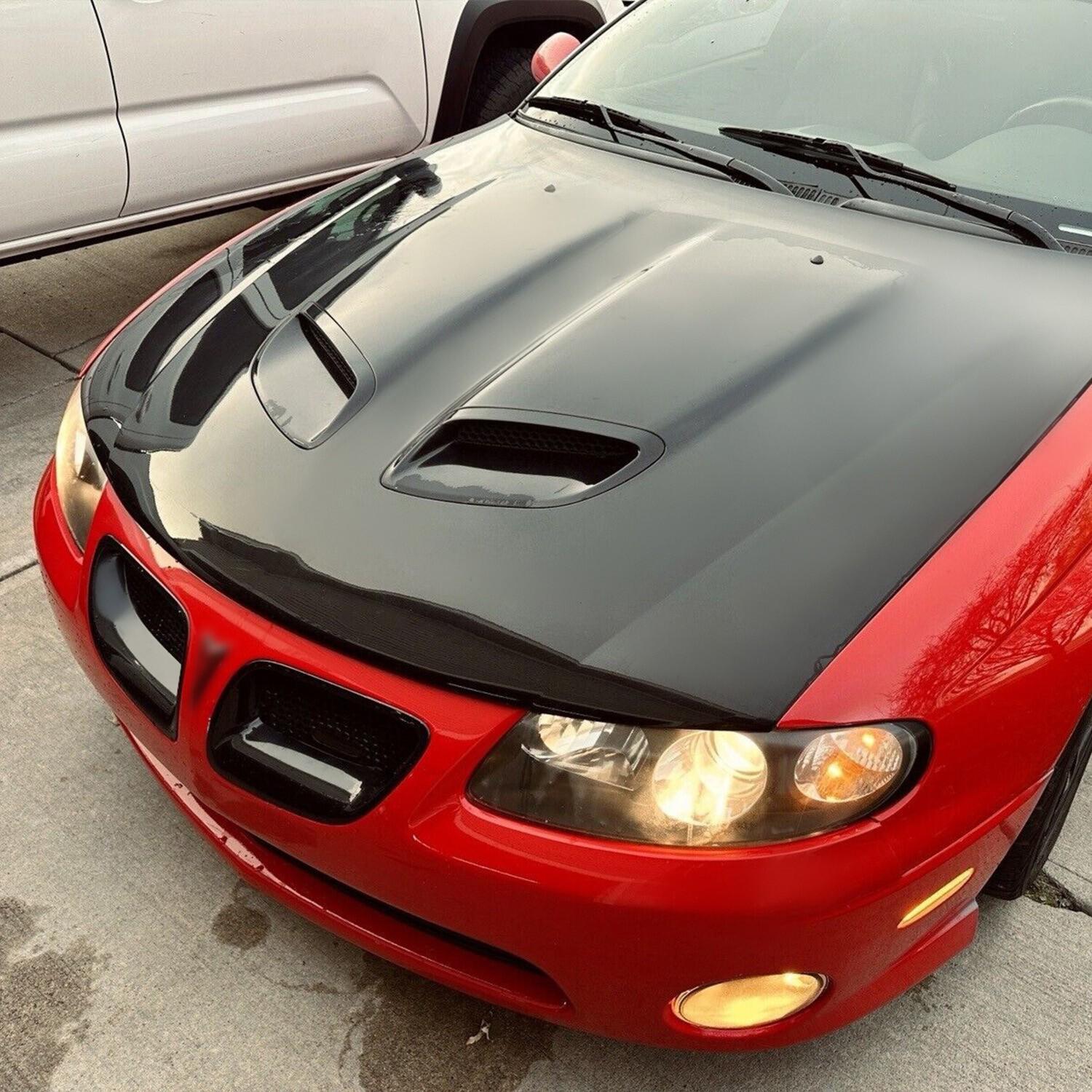 Pair Front Kidney Grill Grille Insert ABS LH+RH For Pontiac GTO 2004 2005 2006