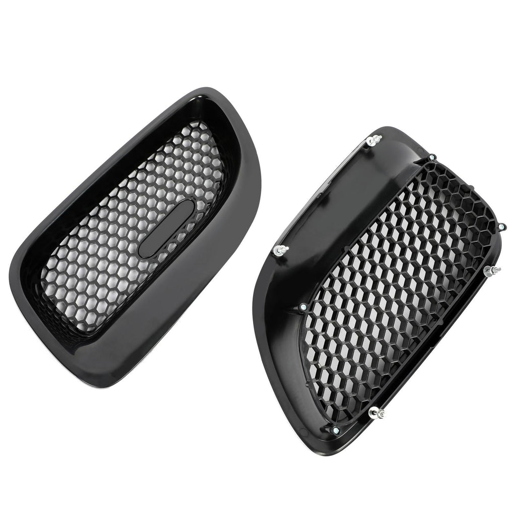 Pair Front Kidney Grill Grille Insert ABS LH+RH For Pontiac GTO 2004 2005 2006