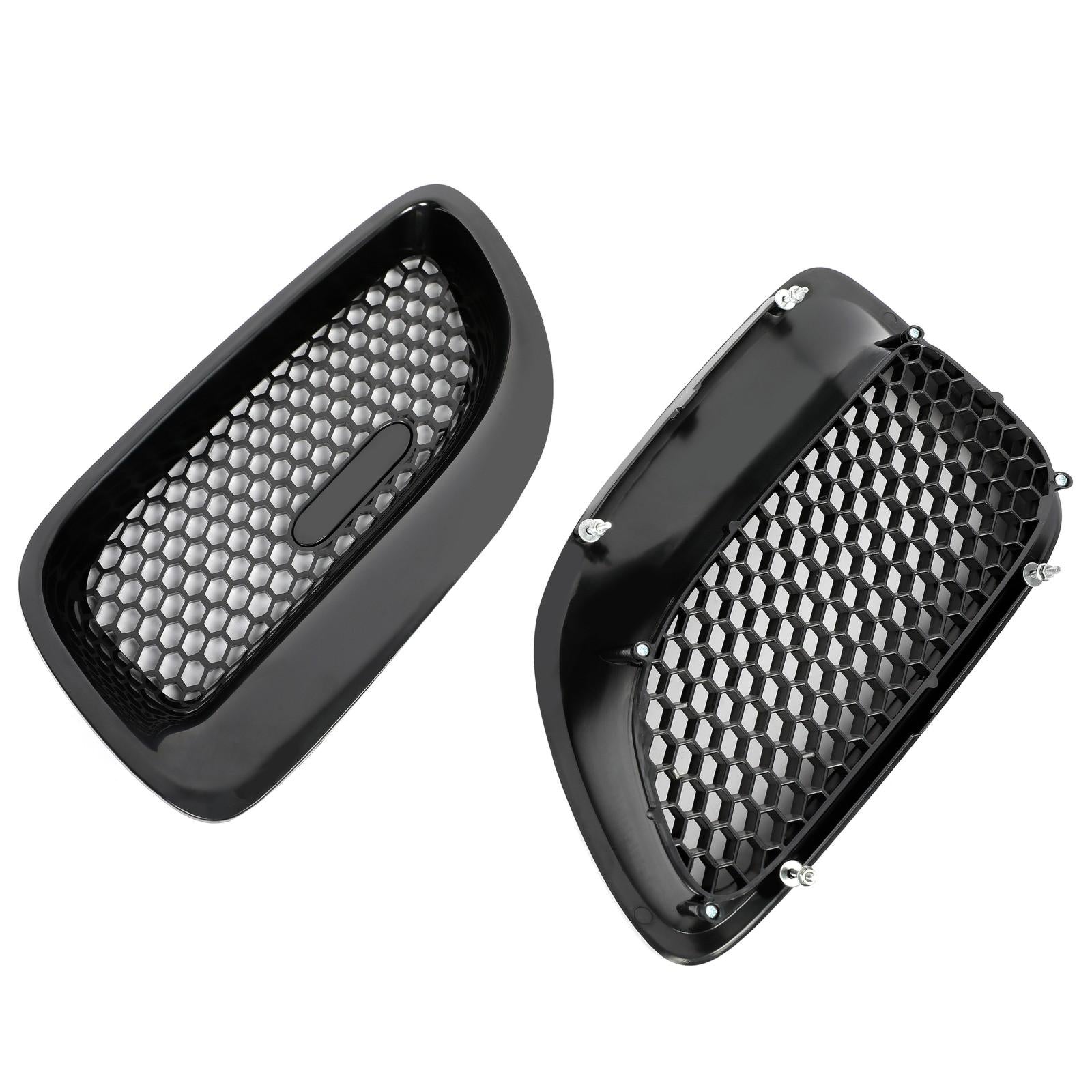 Pair Front Kidney Grill Grille Insert ABS LH+RH For Pontiac GTO 2004 2005 2006