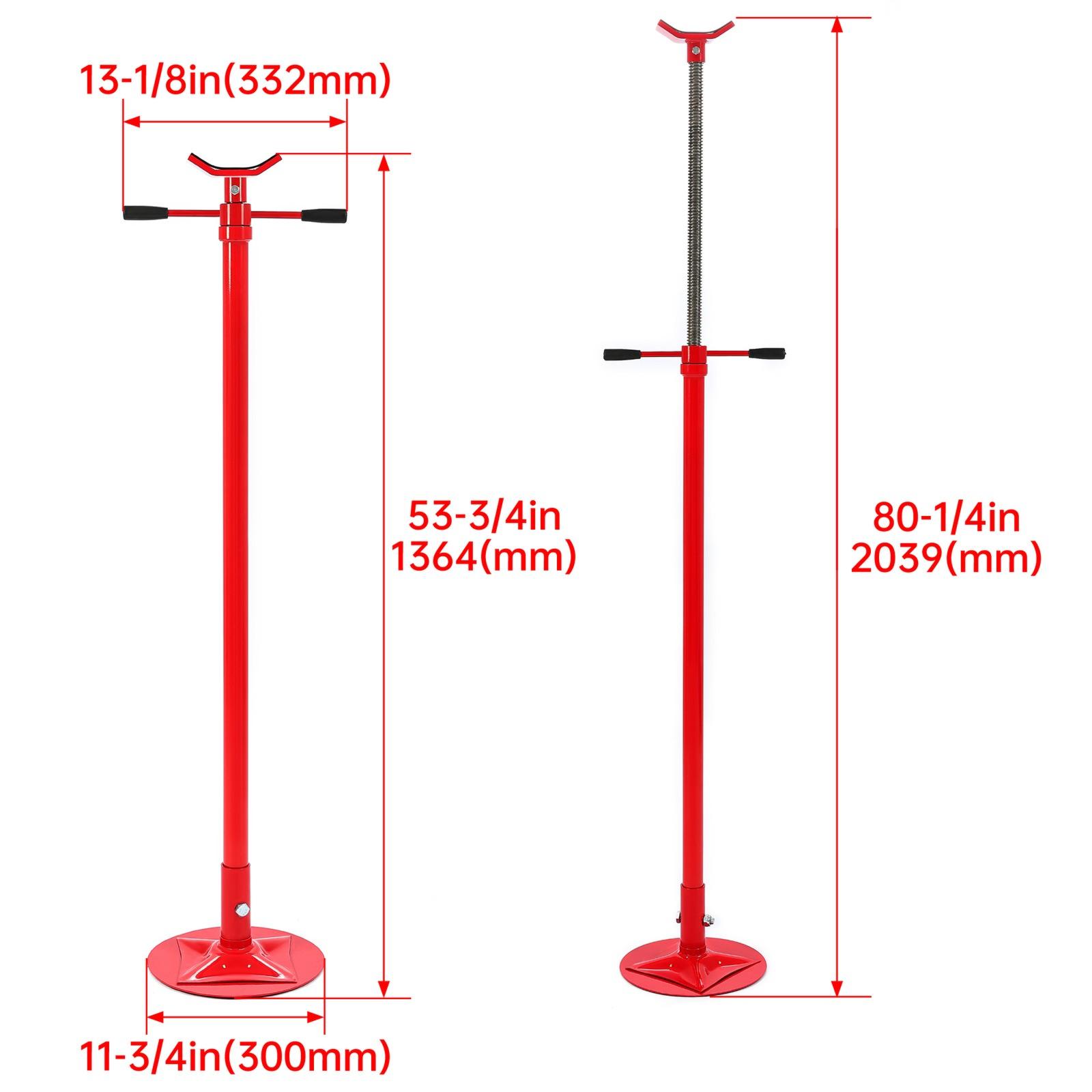 Steel Under Hoist Lift Jack 1000lbs Car Support adjustable Jack Stand Red
