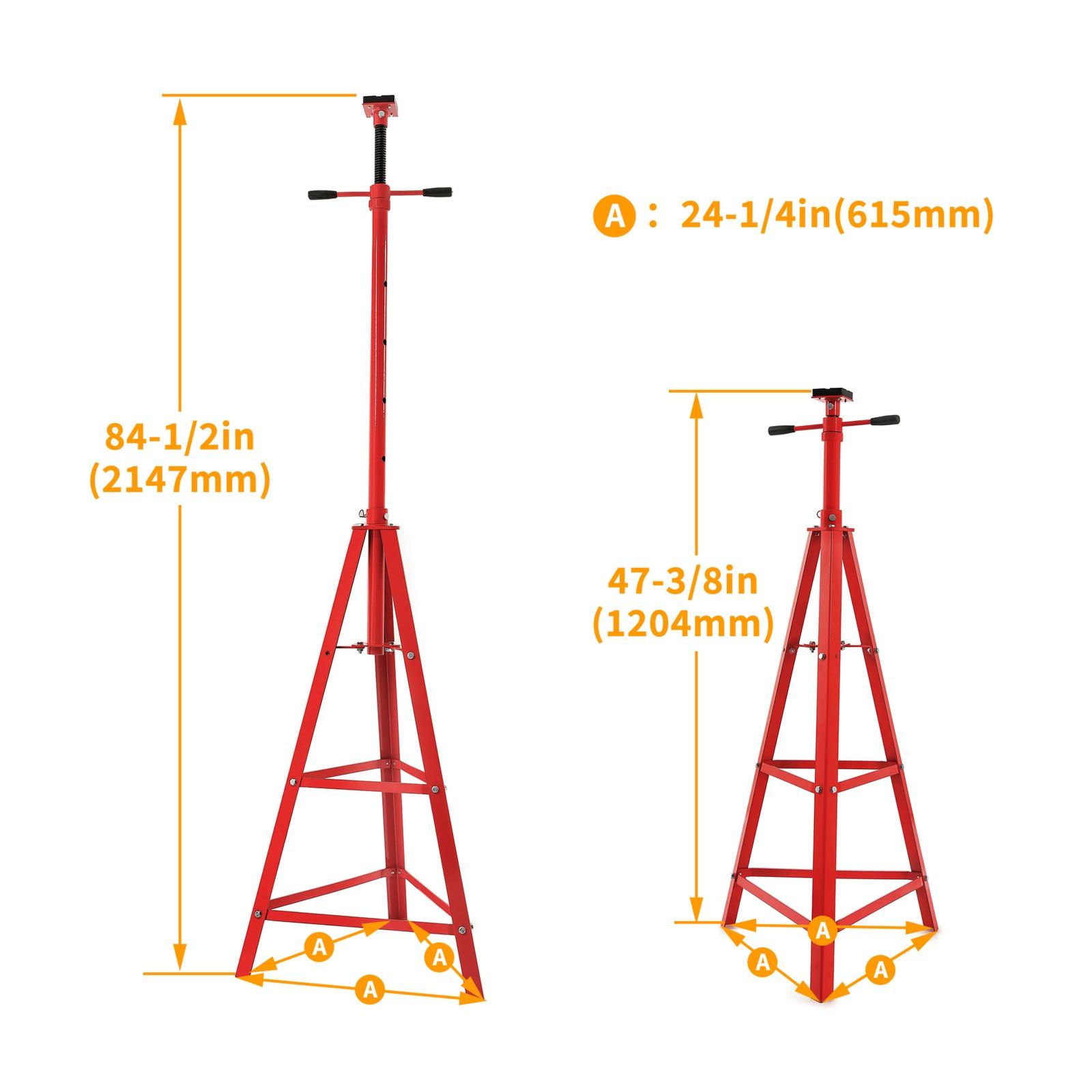 4000 LB Vehicle Under Hoist Jack Stand Support Jack Stand Lift