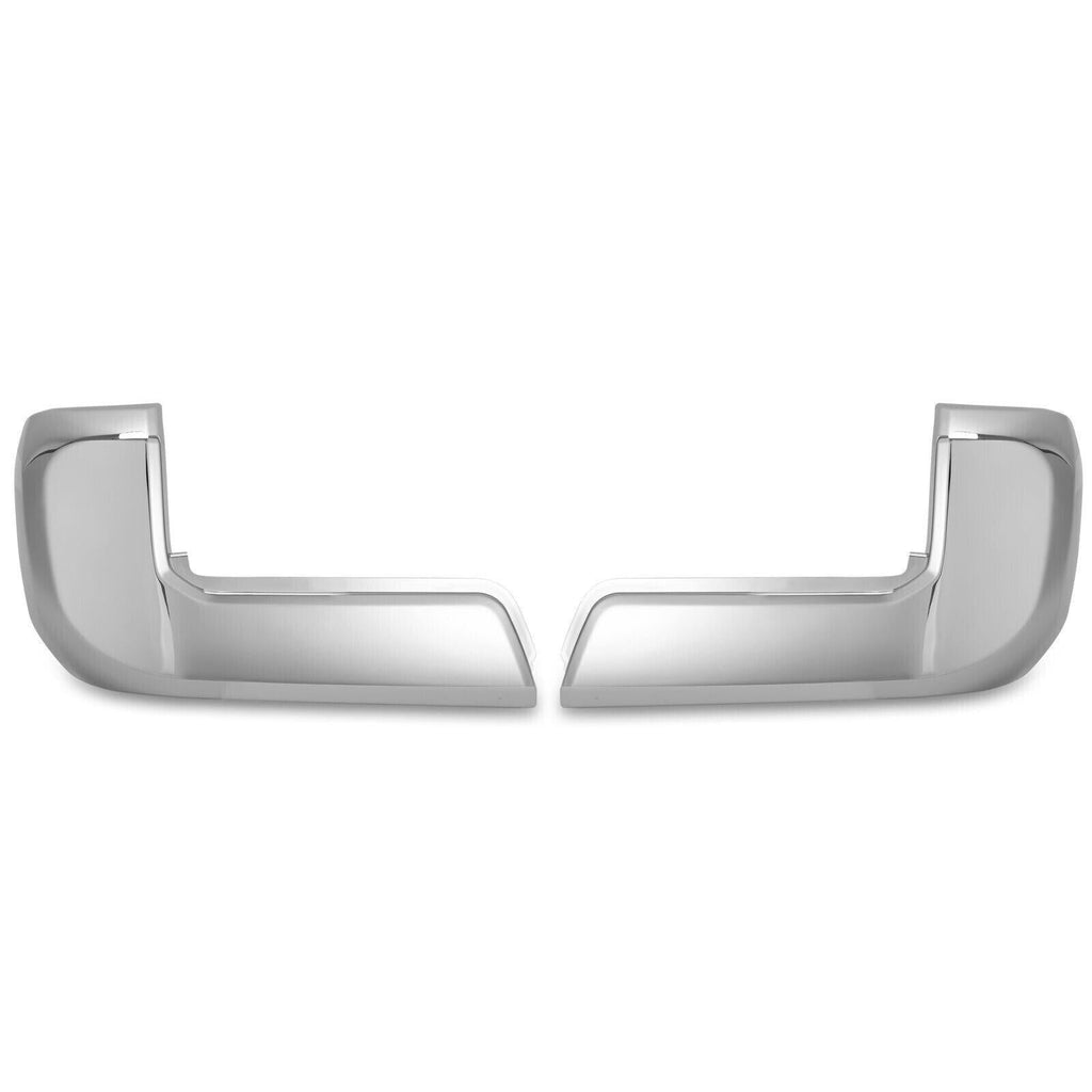 Bumper End Caps For Toyota Tacoma 2016-2023 Set of 2 Rear LH and RH Chrome
