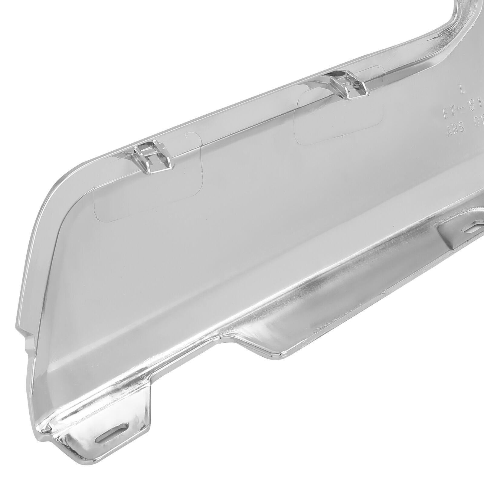 Bumper End Caps For Toyota Tacoma 2016-2023 Set of 2 Rear LH and RH Chrome