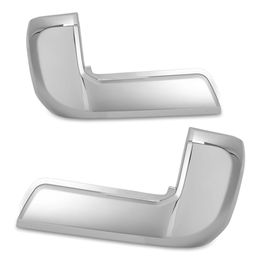 Bumper End Caps For Toyota Tacoma 2016-2023 Set of 2 Rear LH and RH Chrome