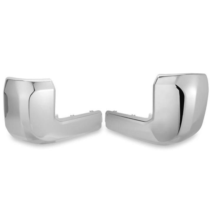 Bumper End Caps For Toyota Tacoma 2016-2023 Set of 2 Rear LH and RH Chrome