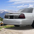 For Ford Crown Victoria 1998-2008 4Door Gray Rear Trunk Spoiler Wing Lip Painted