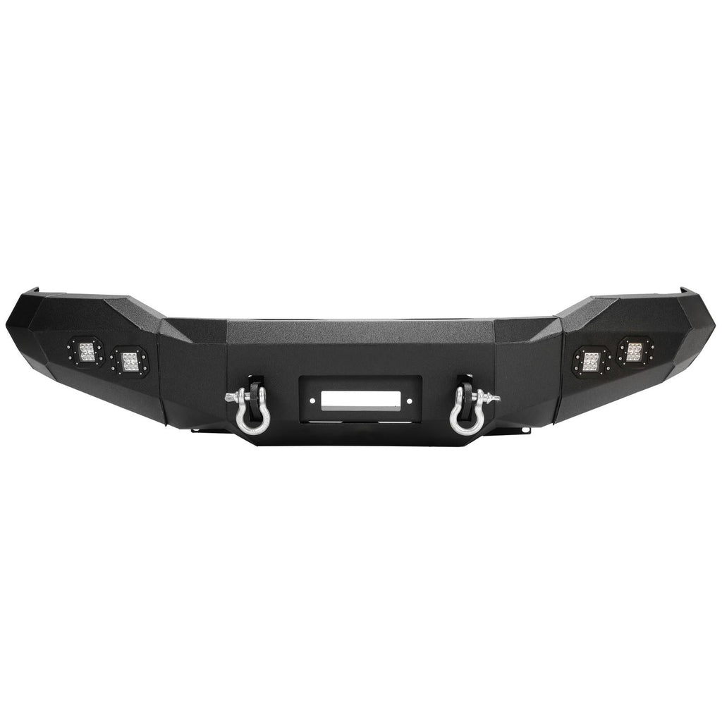Front Bumper Winch Ready w/D Rings & Lights For Toyota Tundra 2007-2013