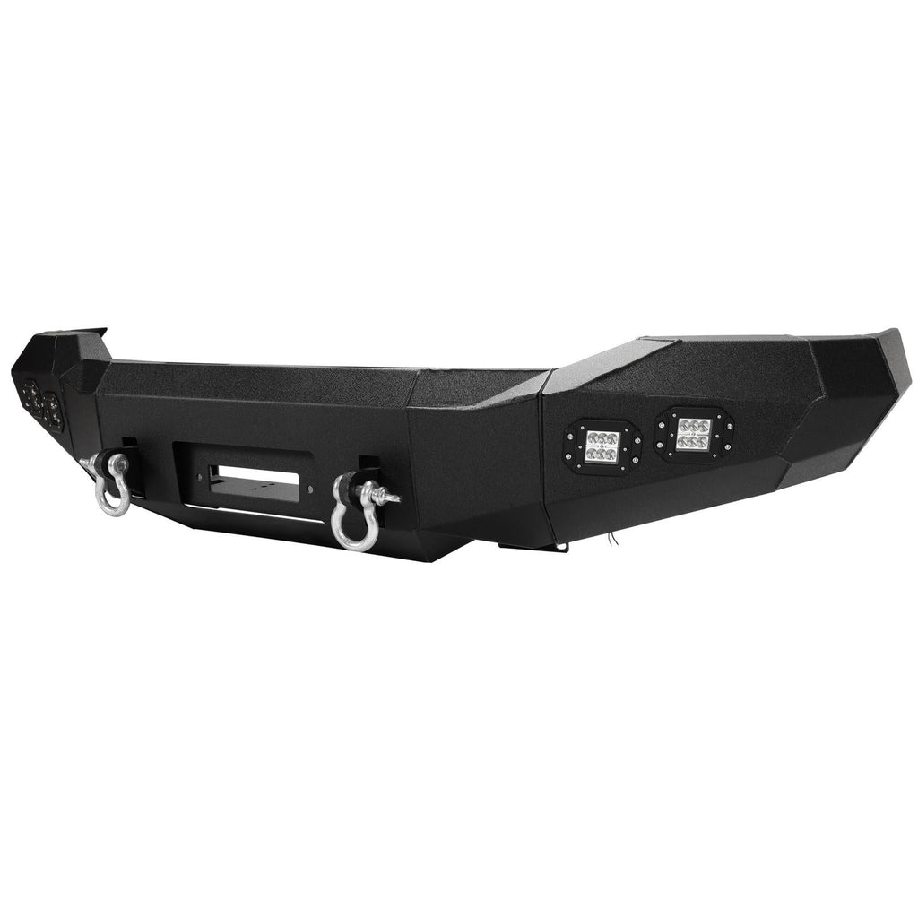 Front Bumper Winch Ready w/D Rings & Lights For Toyota Tundra 2007-2013