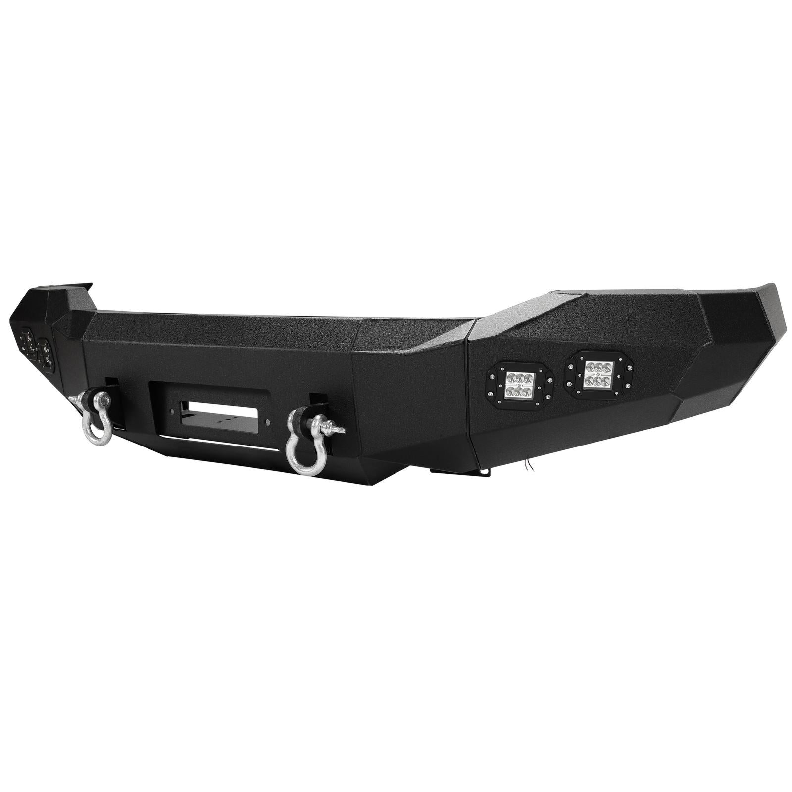 Front Bumper Winch Ready w/D Rings & Lights For Toyota Tundra 2007-2013