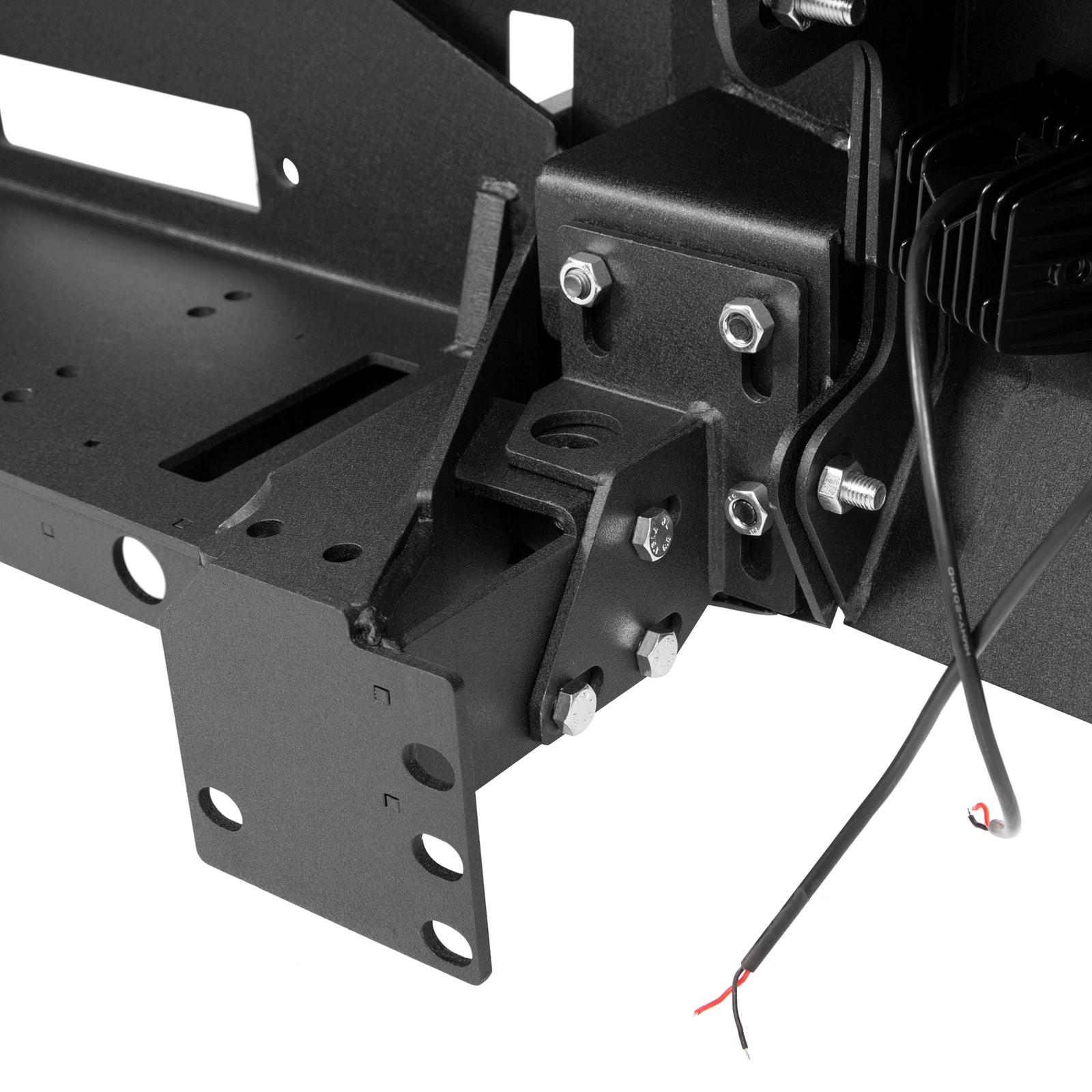 Front Bumper Winch Ready w/D Rings & Lights For Toyota Tundra 2007-2013