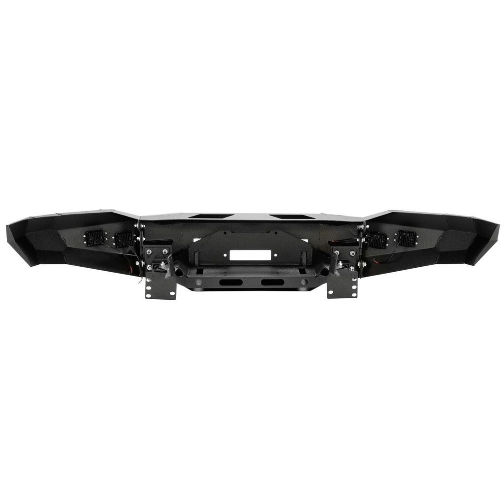 Front Bumper Winch Ready w/D Rings & Lights For Toyota Tundra 2007-2013