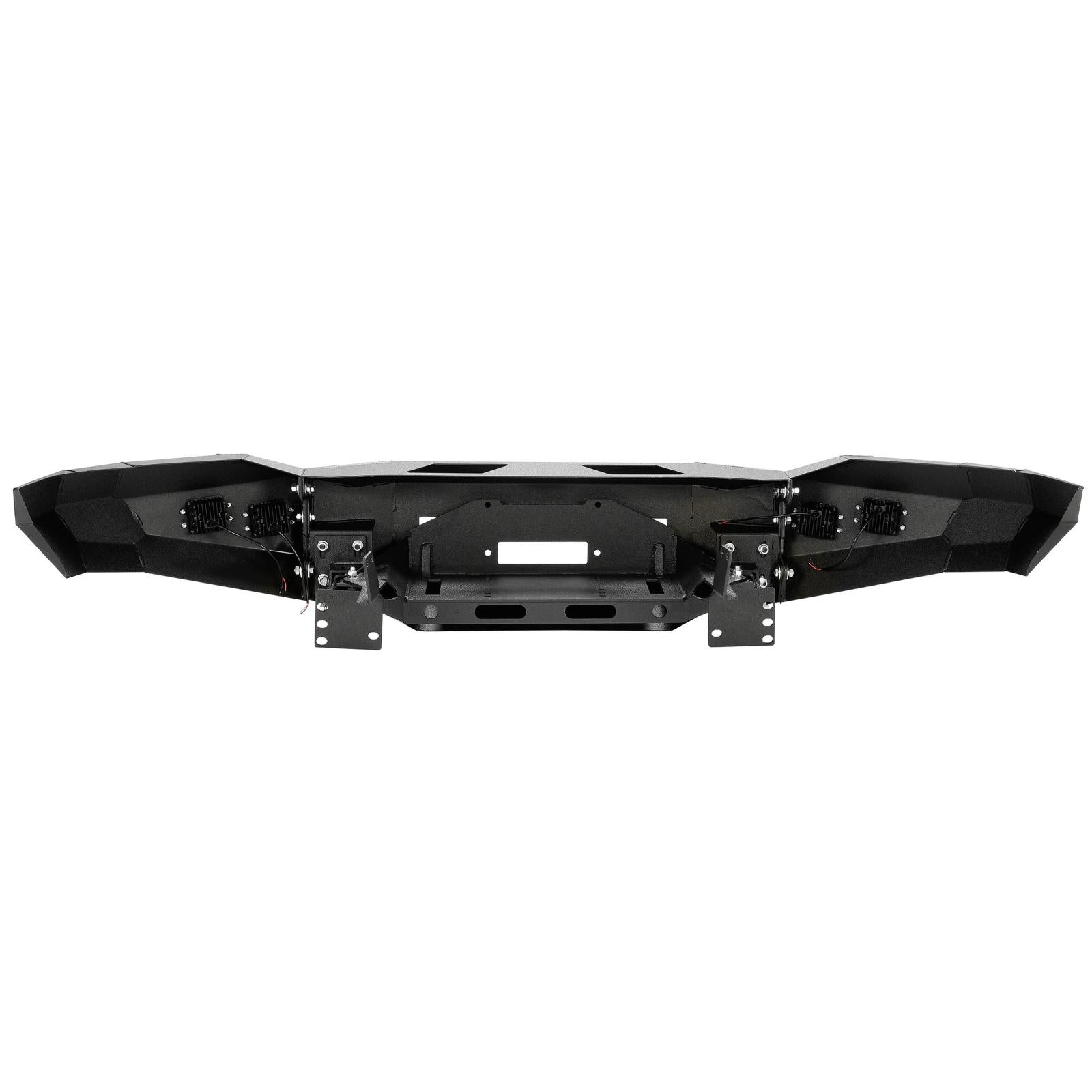 Front Bumper Winch Ready w/D Rings & Lights For Toyota Tundra 2007-2013