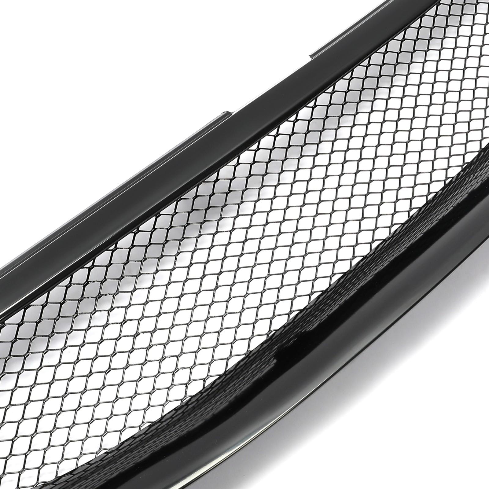 GLOSS BLACK BUMPER GRILL MESH GRILLE FOR TOYOTA COROLLA 2003-2007 2004 2005 2006