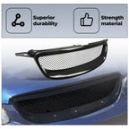 GLOSS BLACK BUMPER GRILL MESH GRILLE FOR TOYOTA COROLLA 2003-2007 2004 2005 2006