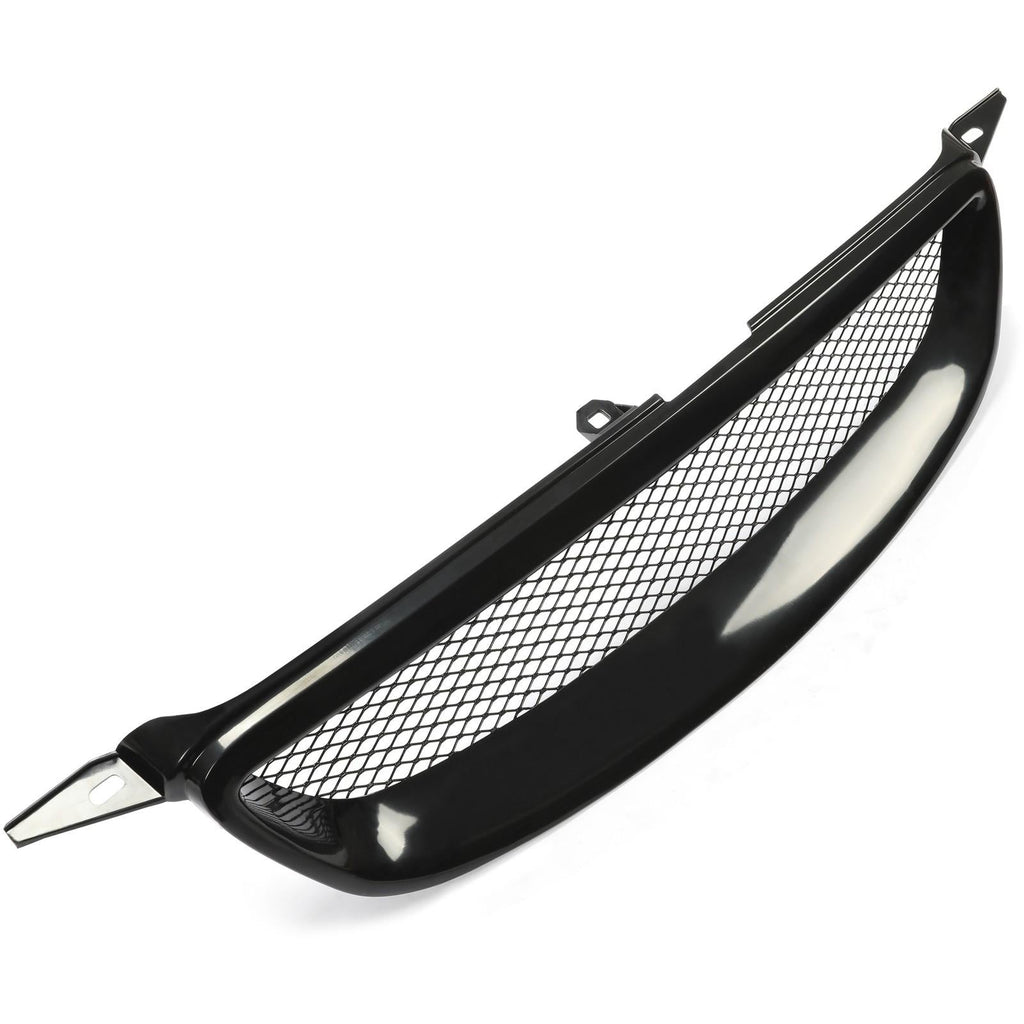 GLOSS BLACK BUMPER GRILL MESH GRILLE FOR TOYOTA COROLLA 2003-2007 2004 2005 2006