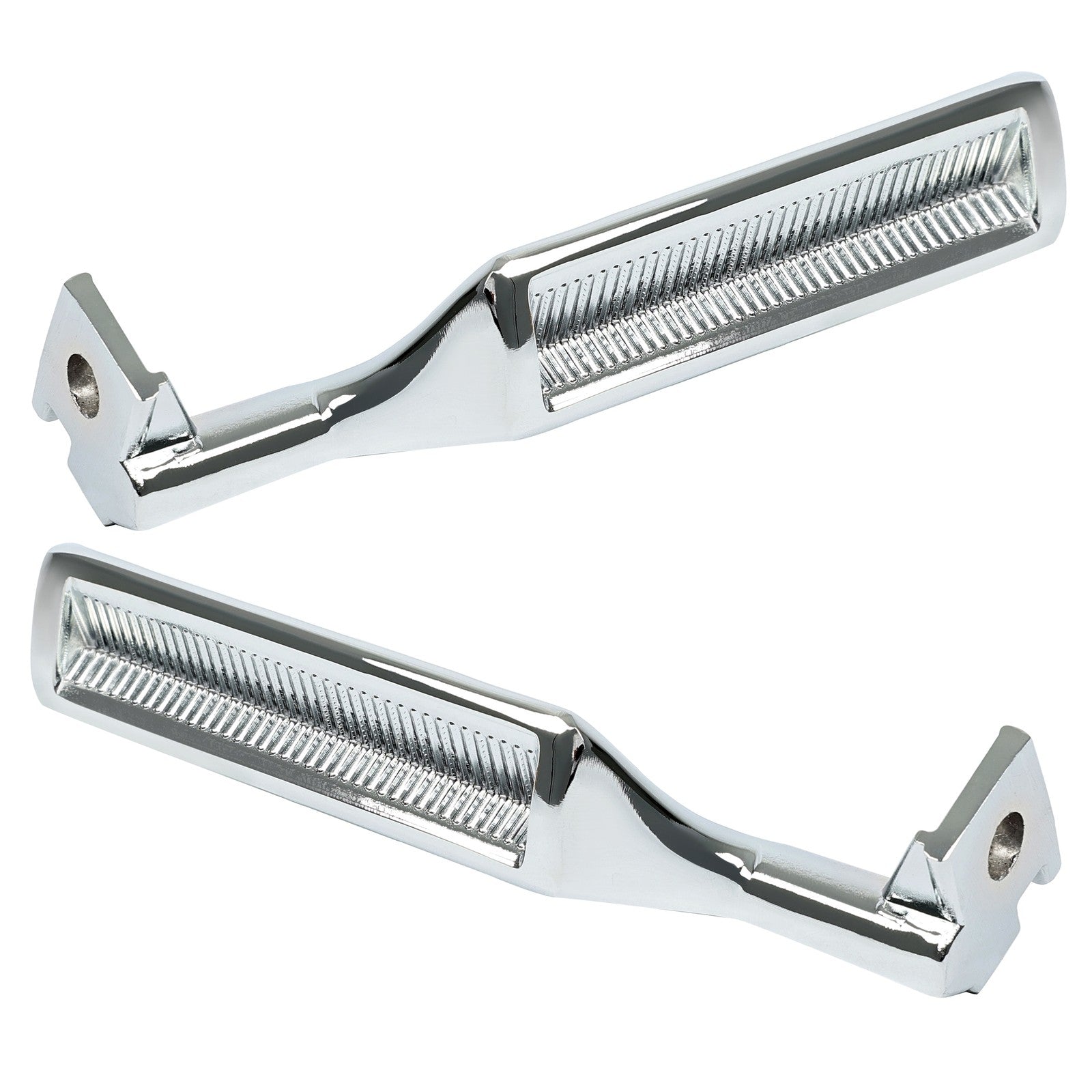 Silver Metal Inside Door Handles LH RH For Ford F150 F250 F350 Bronco 87-96