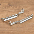 Silver Metal Inside Door Handles LH RH For Ford F150 F250 F350 Bronco 87-96