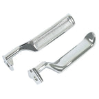 Silver Metal Inside Door Handles LH RH For Ford F150 F250 F350 Bronco 87-96