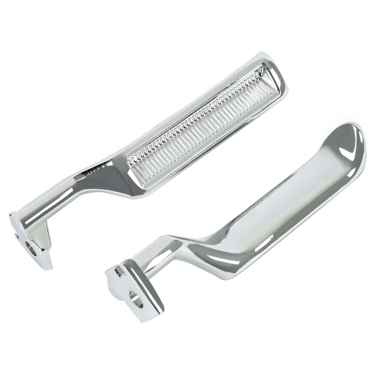 Silver Metal Inside Door Handles LH RH For Ford F150 F250 F350 Bronco 87-96