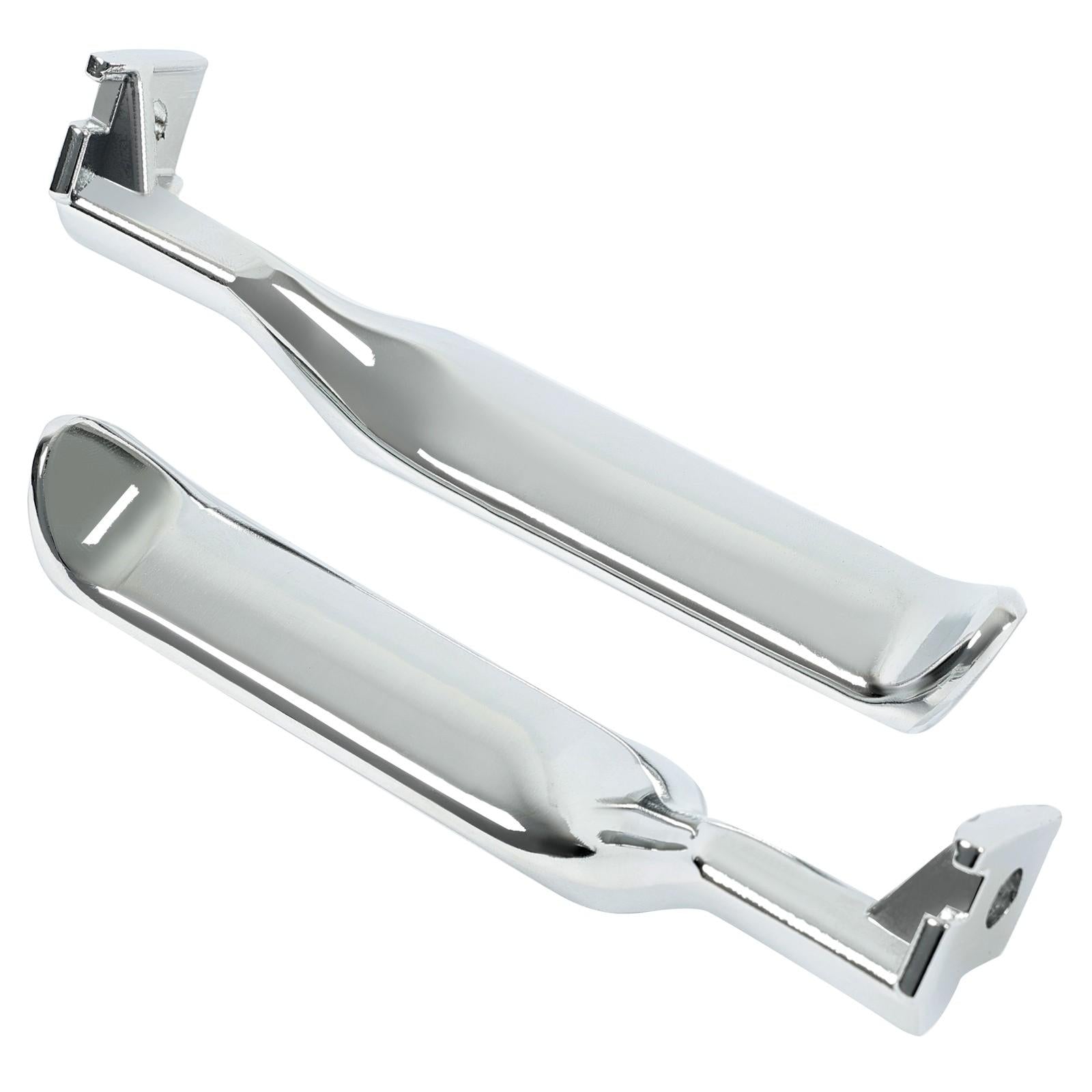 Silver Metal Inside Door Handles LH RH For Ford F150 F250 F350 Bronco 87-96