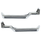 Silver Metal Inside Door Handles LH RH For Ford F150 F250 F350 Bronco 87-96