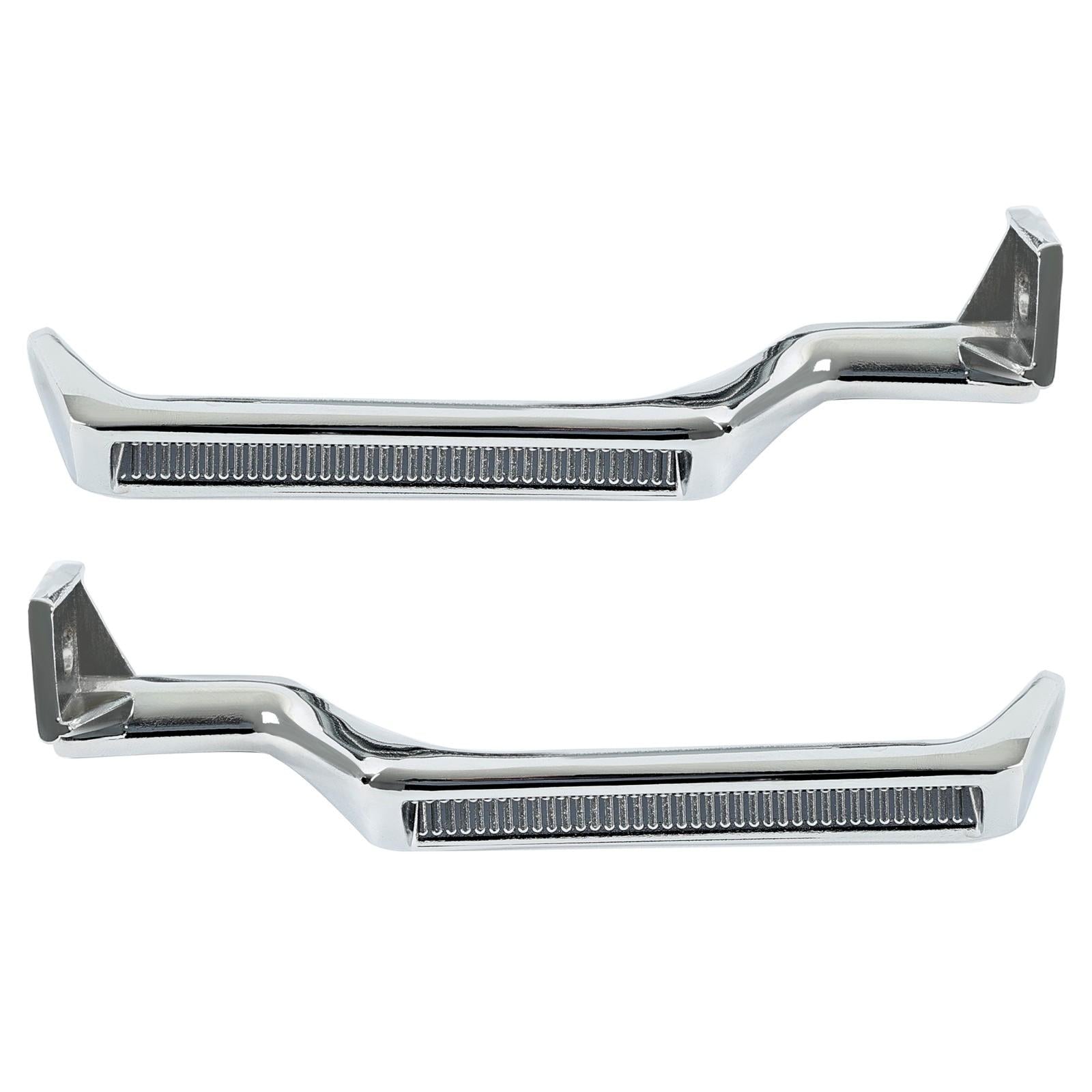 Silver Metal Inside Door Handles LH RH For Ford F150 F250 F350 Bronco 87-96