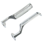 Silver Metal Inside Door Handles LH RH For Ford F150 F250 F350 Bronco 87-96
