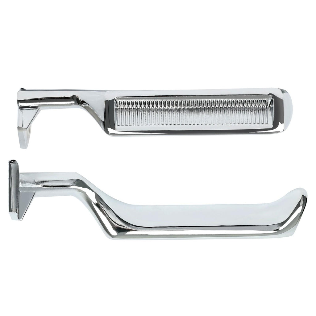 Silver Metal Inside Door Handles LH RH For Ford F150 F250 F350 Bronco 87-96