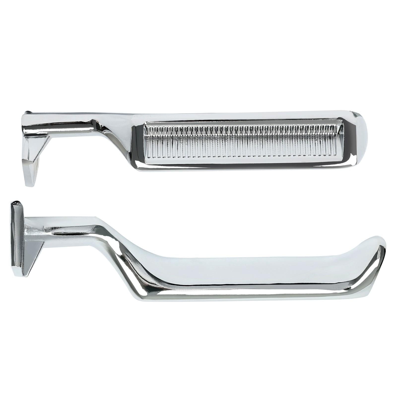 Silver Metal Inside Door Handles LH RH For Ford F150 F250 F350 Bronco 87-96