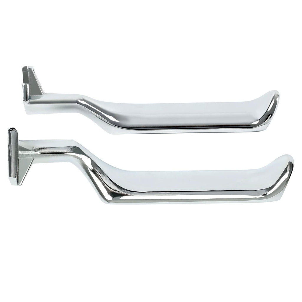 Silver Metal Inside Door Handles LH RH For Ford F150 F250 F350 Bronco 87-96