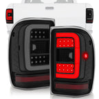 For Ford Ranger 2001-2011 Black Housing Smoke Lens Tail Lights LED C Light Bar