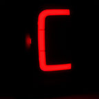 For Ford Ranger 2001-2011 Black Housing Smoke Lens Tail Lights LED C Light Bar