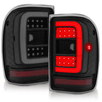For Ford Ranger 2001-2011 Black Housing Smoke Lens Tail Lights LED C Light Bar