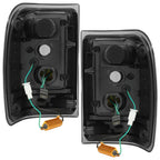 For Ford Ranger 2001-2011 Black Housing Smoke Lens Tail Lights LED C Light Bar