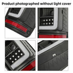 For Ford Ranger 2001-2011 Black Housing Smoke Lens Tail Lights LED C Light Bar