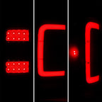 For Ford Ranger 2001-2011 Black Housing Smoke Lens Tail Lights LED C Light Bar
