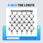 Steel Drag Harrow 4X4FT Heavy Duty Chain for ATV UTV Tractor Leveling Grading