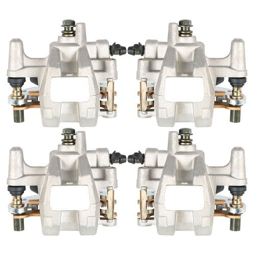 Front & Rear Brake Calipers w/Pads For Yamaha YFM700F/P Grizzly 700 07-20 NEW