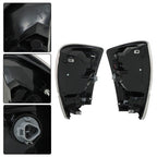 Black Bezel LH+RH Clear Lens Brake Lamp Tail Lights Fit For Toyota Tacoma 16-21