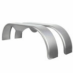 Tandem Teardrop Alloy Steel Fenders 66L x 18H x 9W for Enclosed Trailers